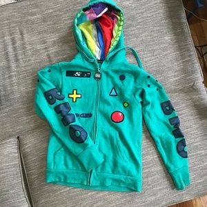 Adventure Time BMO Hoodie Sweatshirt Small